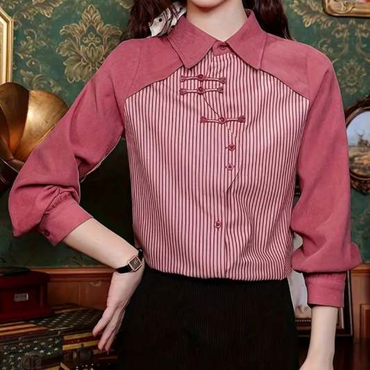 ZAYNA - Chic Button-Up Shirt for Women