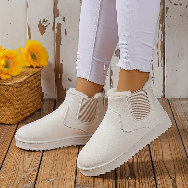 ZARELLA - Warm & Trendy Slip-On Snow Boots For Women