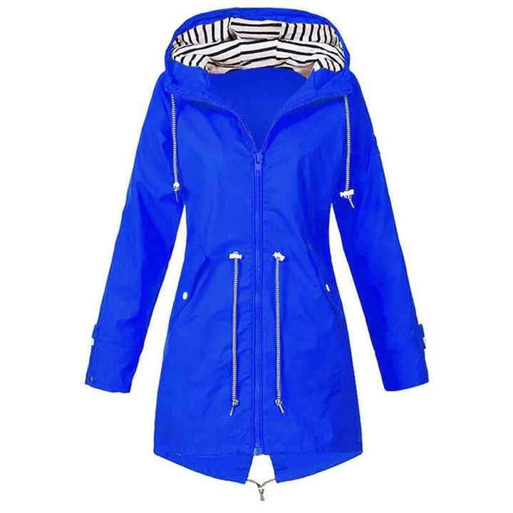 ZENDRA - Waterproof Long Raincoat for Women