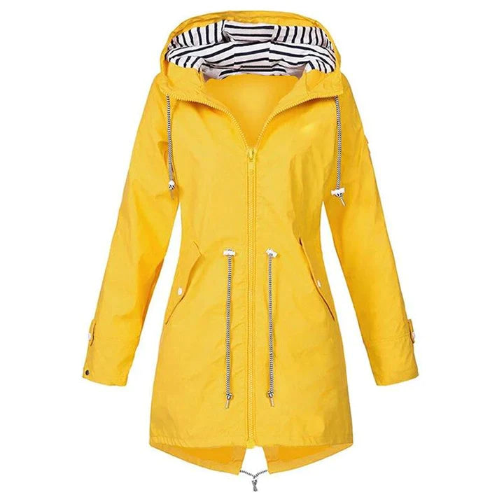 ZENDRA - Waterproof Long Raincoat for Women