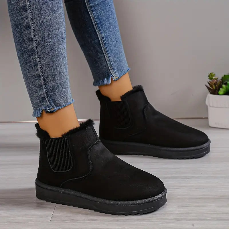 ZARELLA - Warm & Trendy Slip-On Snow Boots For Women