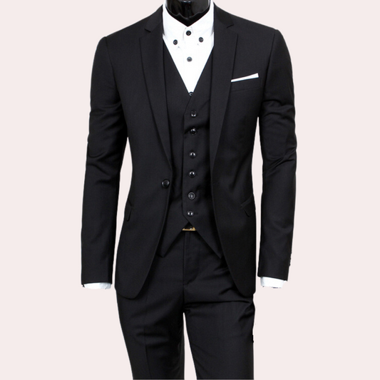 ASTON - Modern Fit 3-Piece Men's Suit