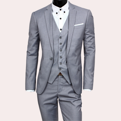 ASTON - Modern Fit 3-Piece Men's Suit