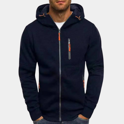 RONIN – Men's Zip-Up Hooded Sweater