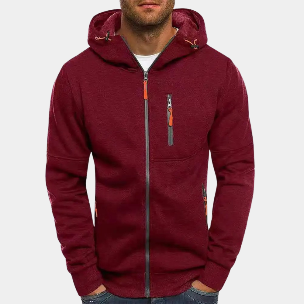 RONIN – Men's Zip-Up Hooded Sweater