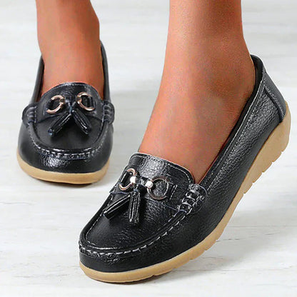 CARLINA – Elegant Leather Loafers for Women