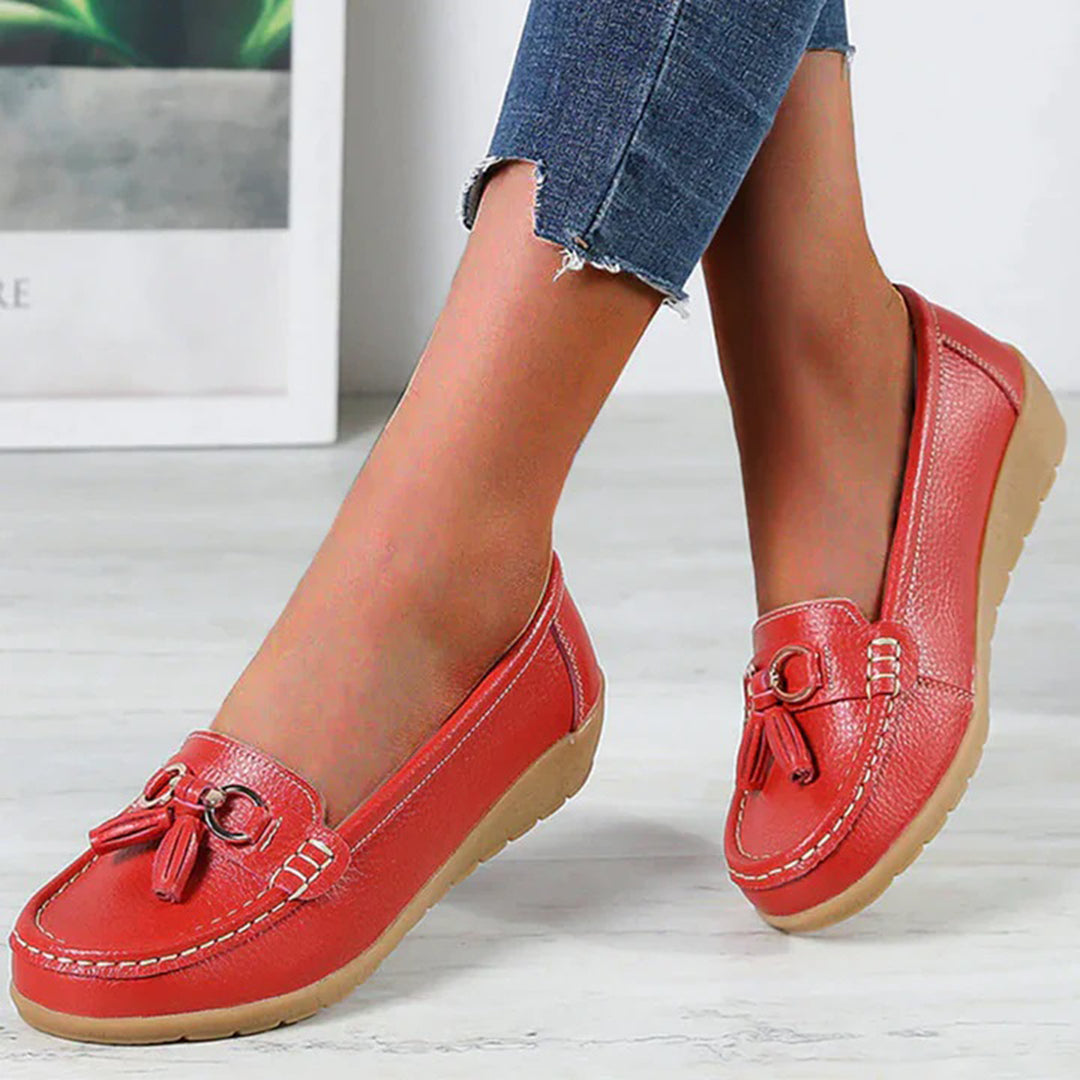 CARLINA – Elegant Leather Loafers for Women