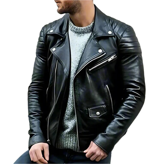 CRIO – Men's Premium Leather Biker Jacket