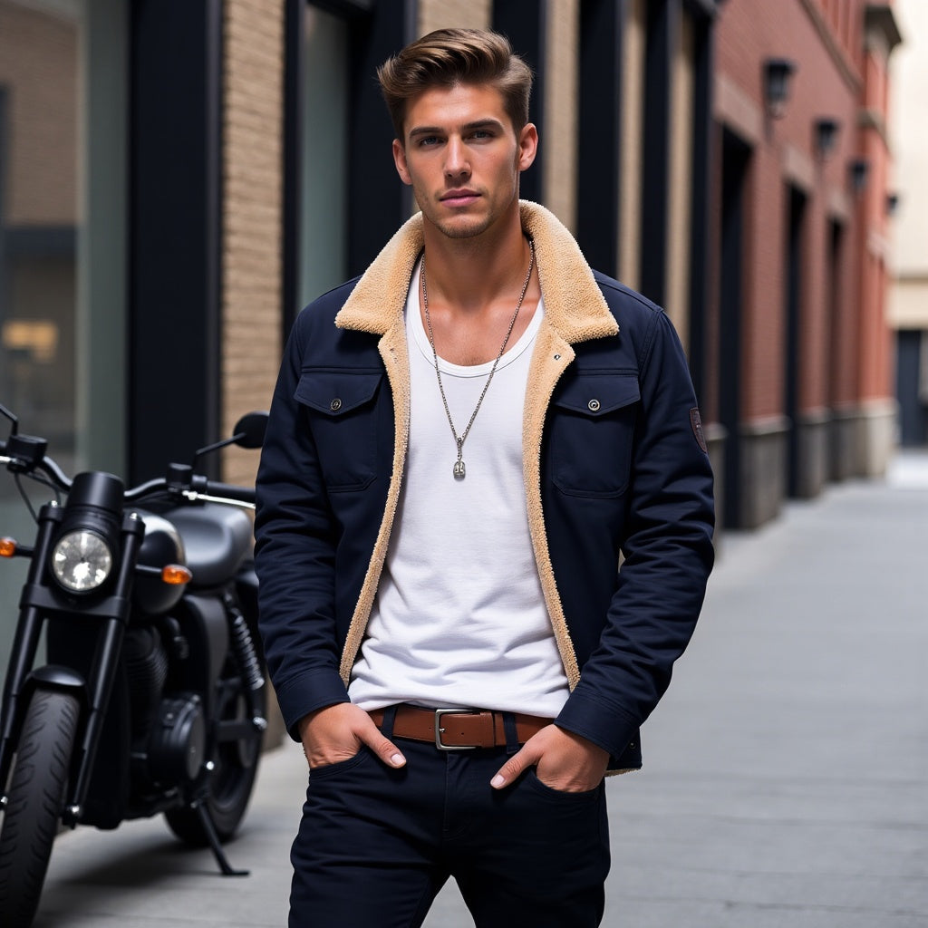 MAVERICK - Vintage Bomber Jacket for Men