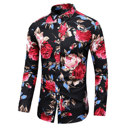 ENRIQUE – Bold & Stylish Men's Floral Shirt