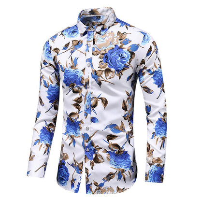 ENRIQUE – Bold & Stylish Men's Floral Shirt