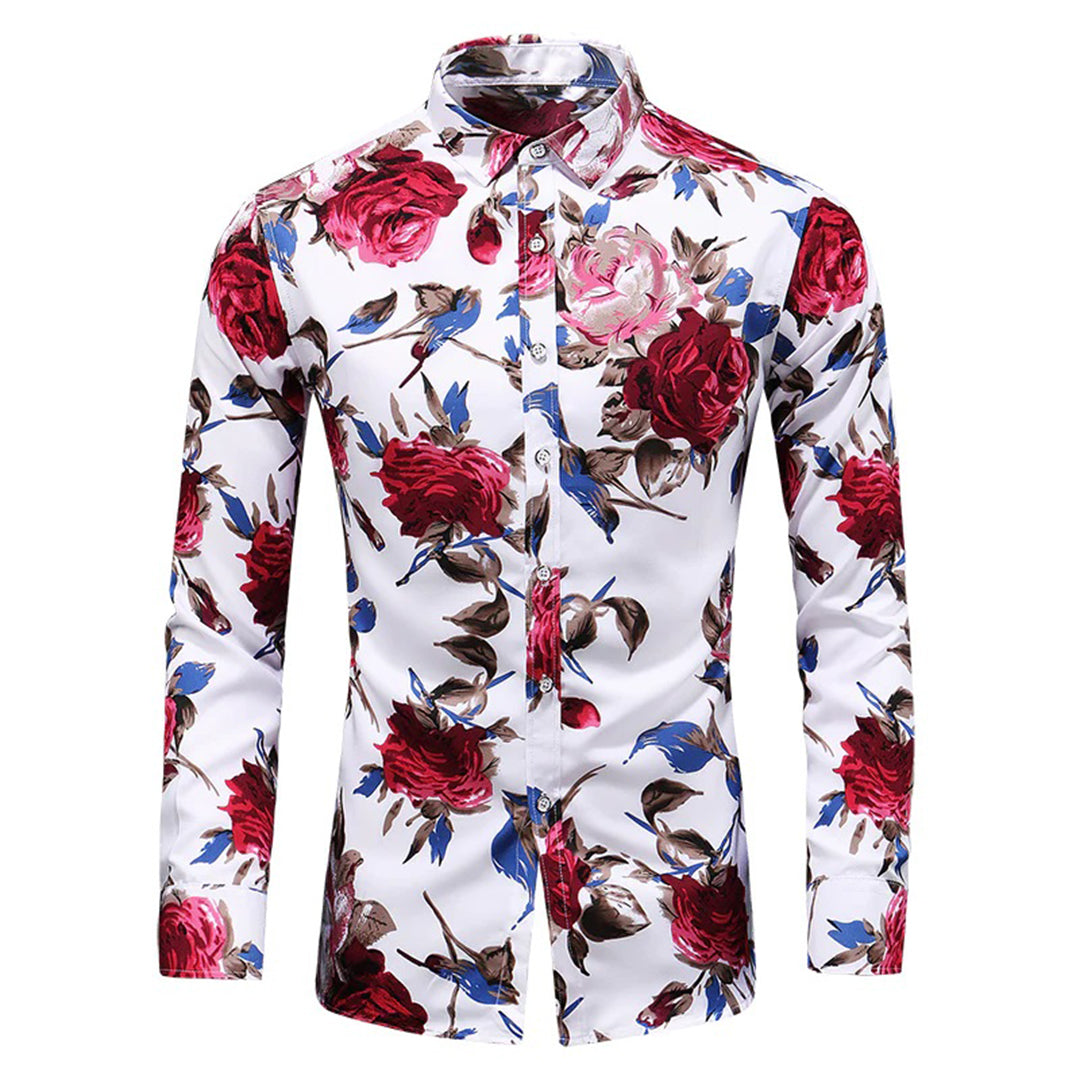 ENRIQUE – Bold & Stylish Men's Floral Shirt