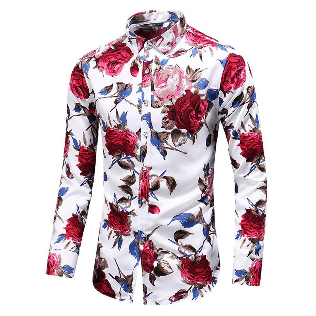 ENRIQUE – Bold & Stylish Men's Floral Shirt