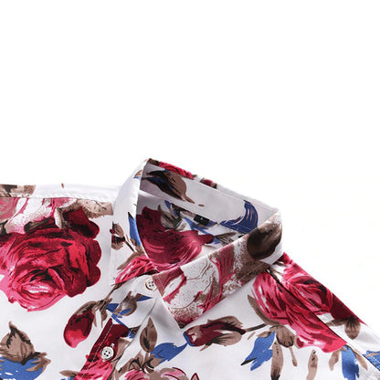 ENRIQUE – Bold & Stylish Men's Floral Shirt