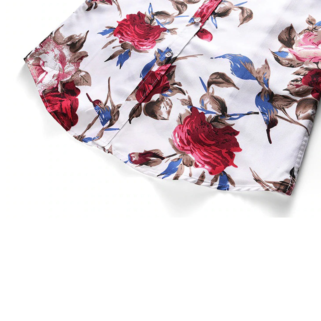 ENRIQUE – Bold & Stylish Men's Floral Shirt