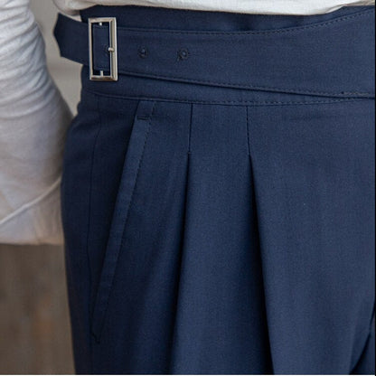 VEXAR - High-Waist Buckle Pants for Men