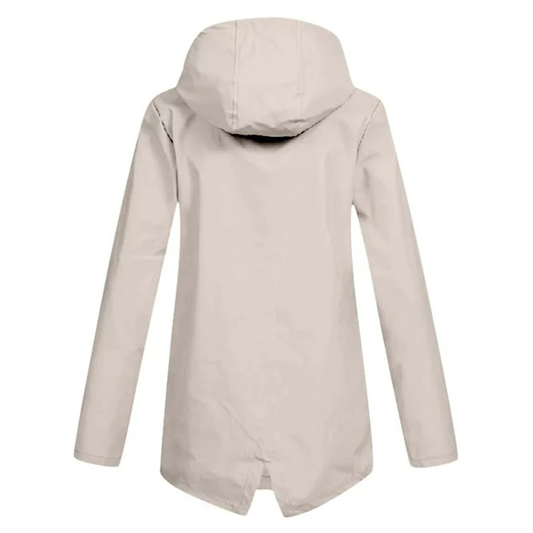 NOELLE – Long Hooded Raincoat for Women