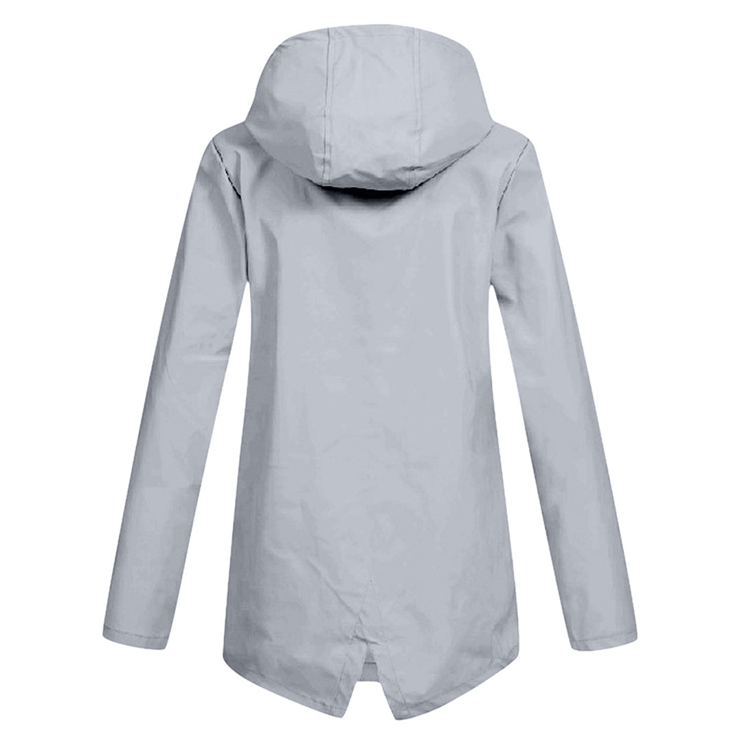 NOELLE – Long Hooded Raincoat for Women