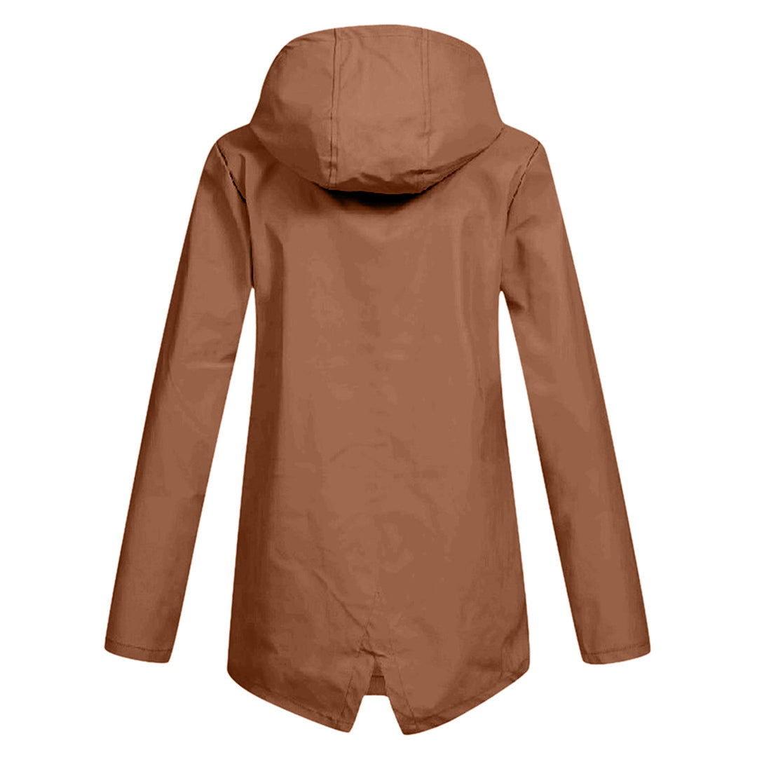 NOELLE – Long Hooded Raincoat for Women