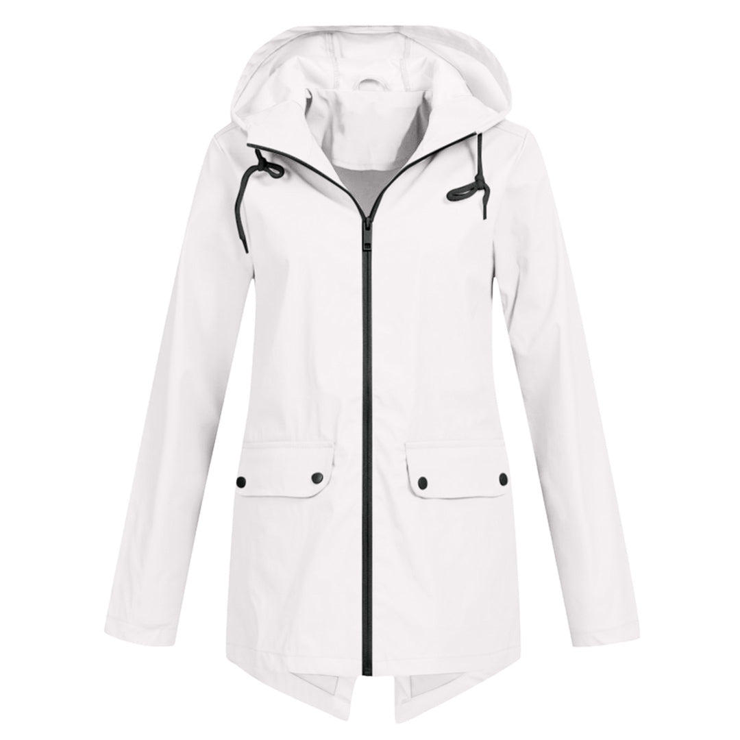 NOELLE – Long Hooded Raincoat for Women