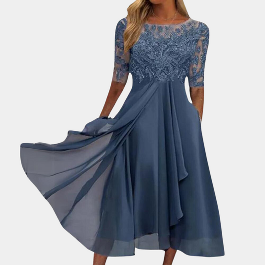 FELINA – Elegant Long Dress for Women