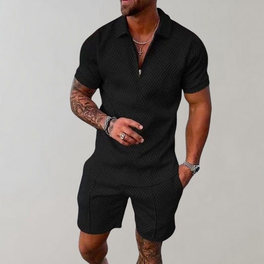 HUGO - Men's Summer Polo & Shorts Set