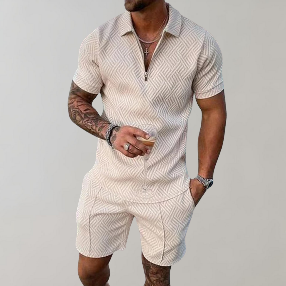 HUGO - Men's Summer Polo & Shorts Set