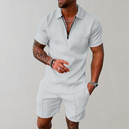 HUGO - Men's Summer Polo & Shorts Set