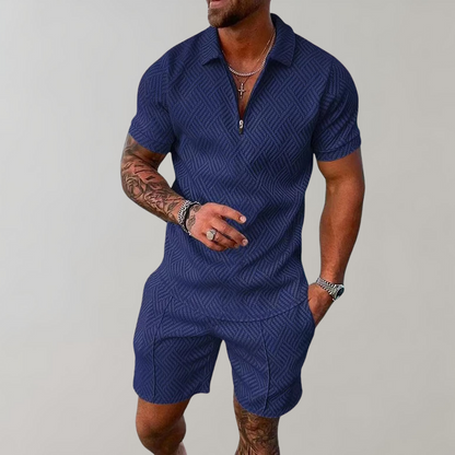 HUGO - Men's Summer Polo & Shorts Set