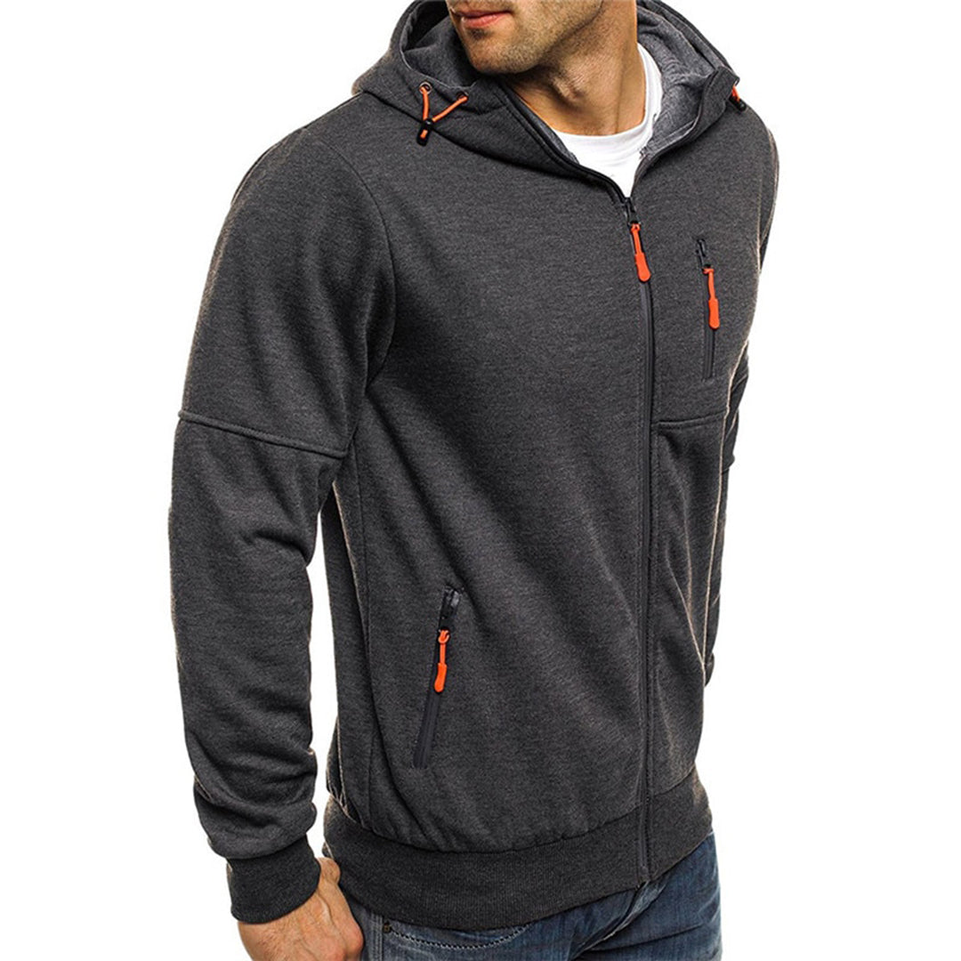 RONIN – Men's Zip-Up Hooded Sweater