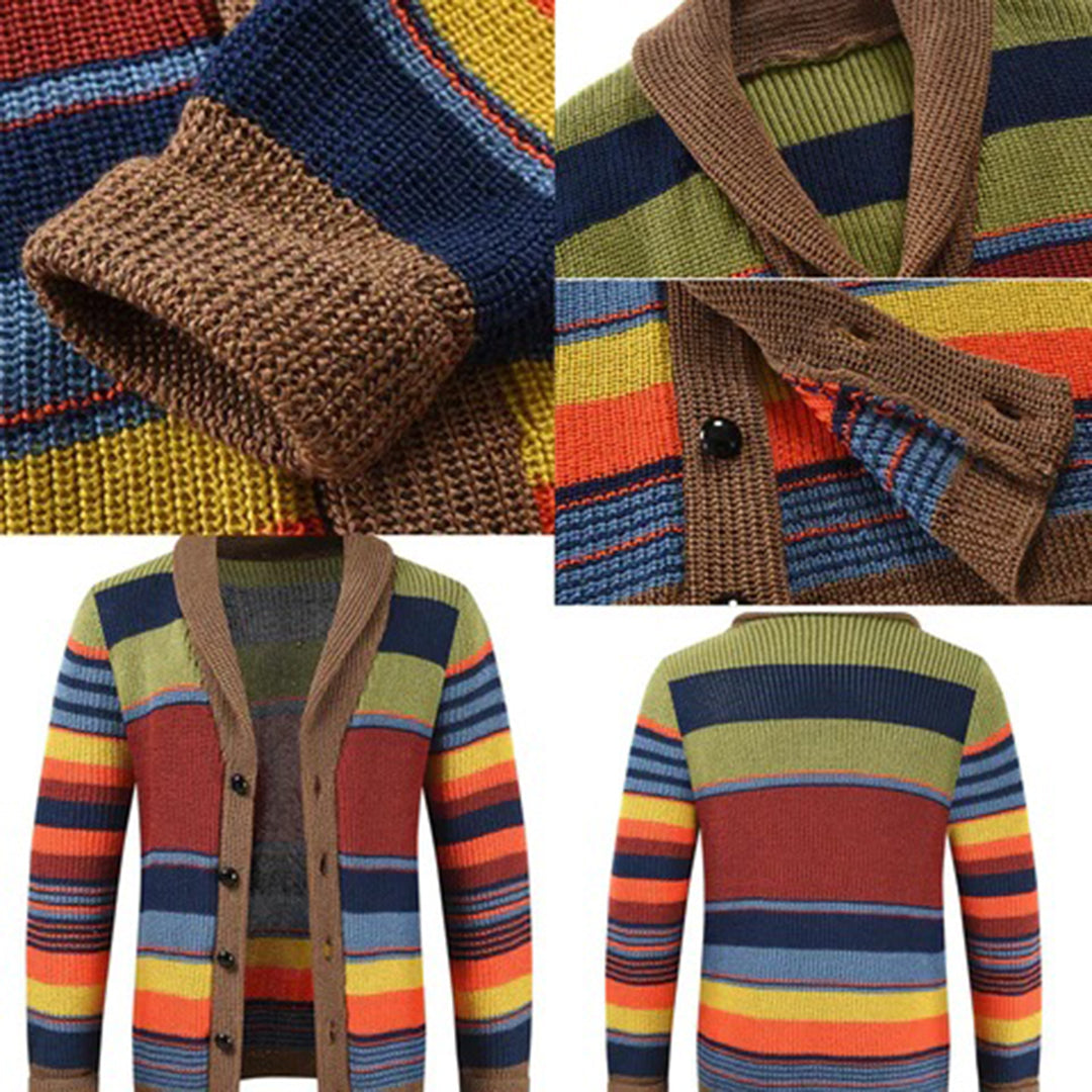 JASPER – Vintage Knitted Cardigan for Men