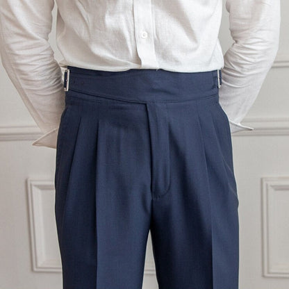 VEXAR - High-Waist Buckle Pants for Men