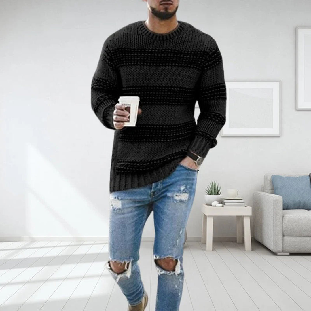 NORDIC - Warm Men's Chunky Knit Norwegian Sweater