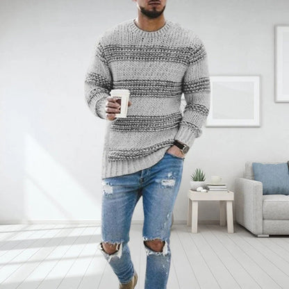 NORDIC - Warm Men's Chunky Knit Norwegian Sweater