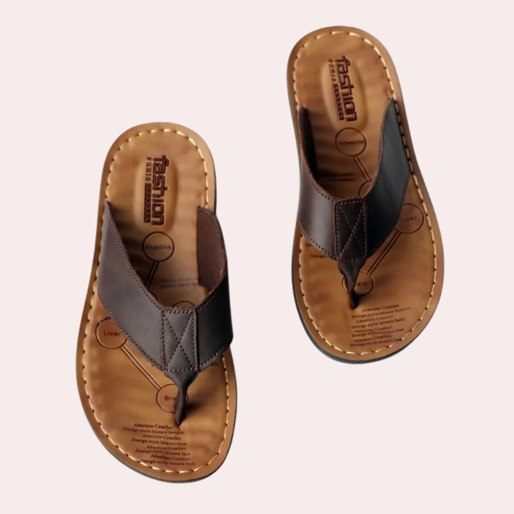 ZAVIO – Premium Men's Leather Slippers