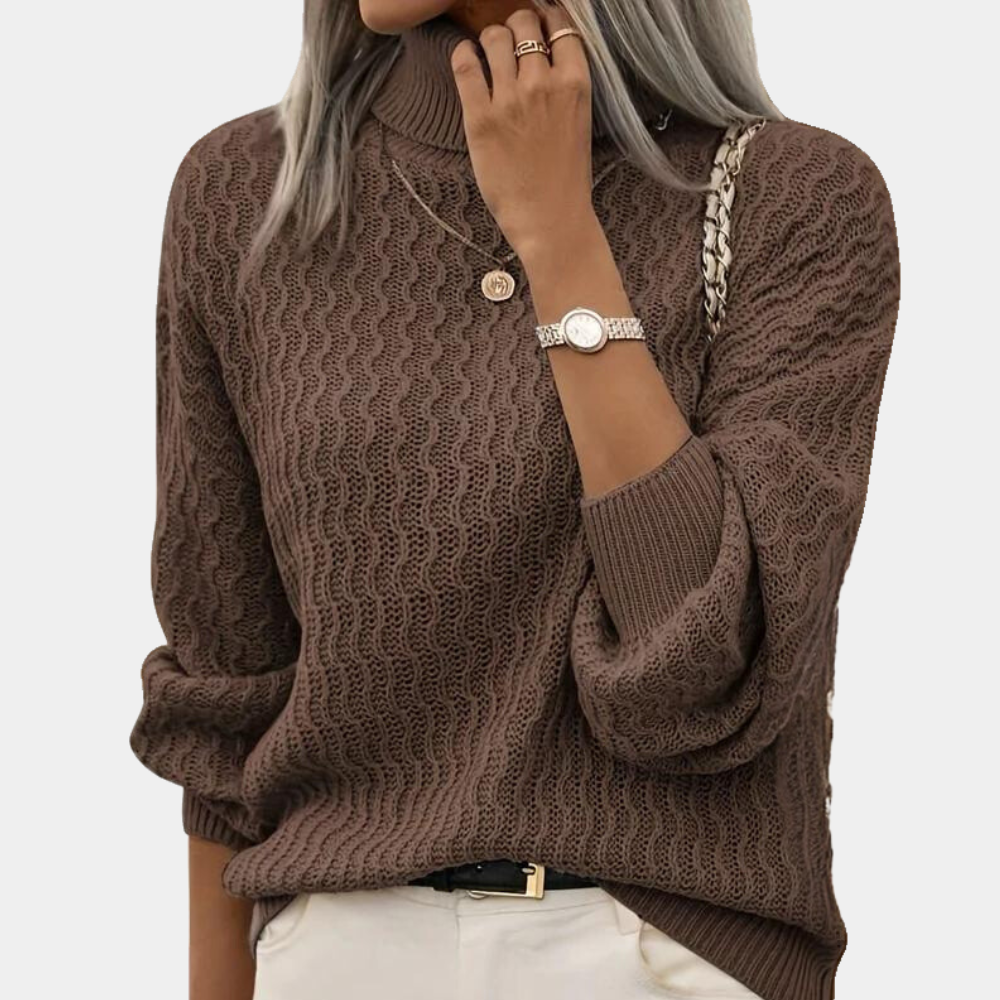 LUSIA – Women's Turtleneck Sweater