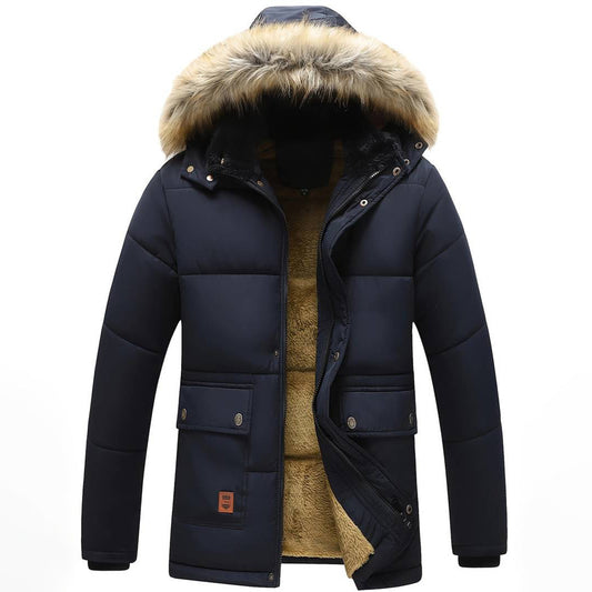 VALDEN – Men's Parka Jacket with Fur Collar