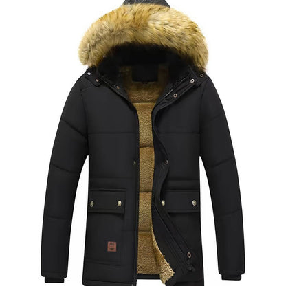 VALDEN – Men's Parka Jacket with Fur Collar