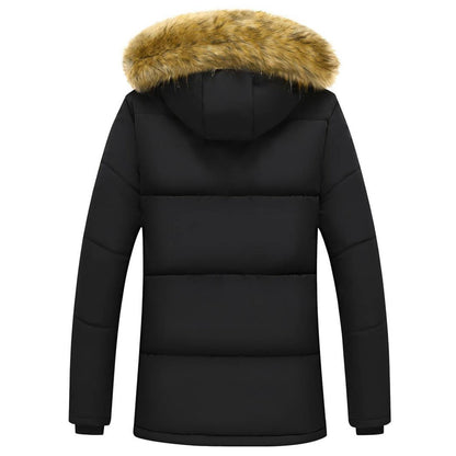 VALDEN – Men's Parka Jacket with Fur Collar