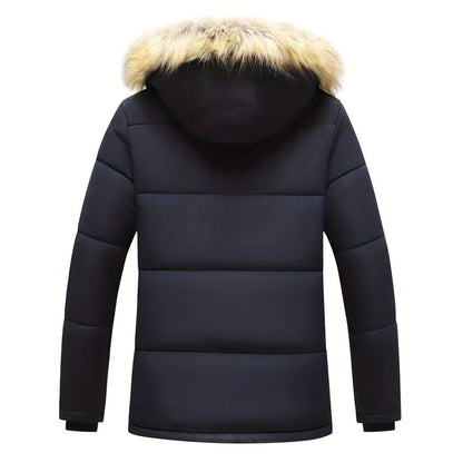 VALDEN – Men's Parka Jacket with Fur Collar