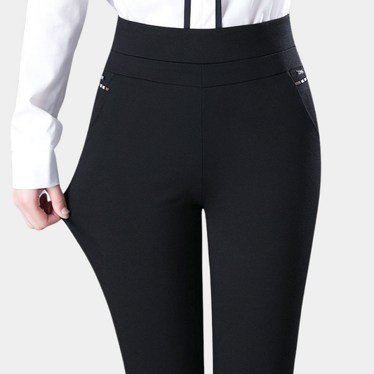 VELINA – High-Waist Stretch Pants for Women