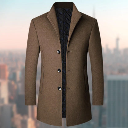 NIKOS – Stylish Long Coat for Men