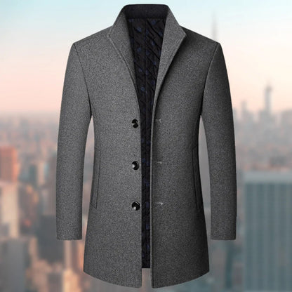 NIKOS – Stylish Long Coat for Men