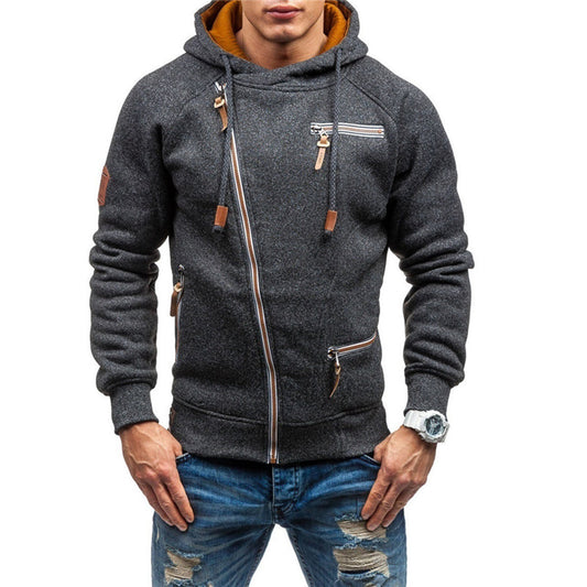 CAVARO - Men's Fleece Vest with Hood