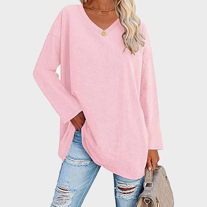 AZELIA – Elegant Long Sleeve Top for Women