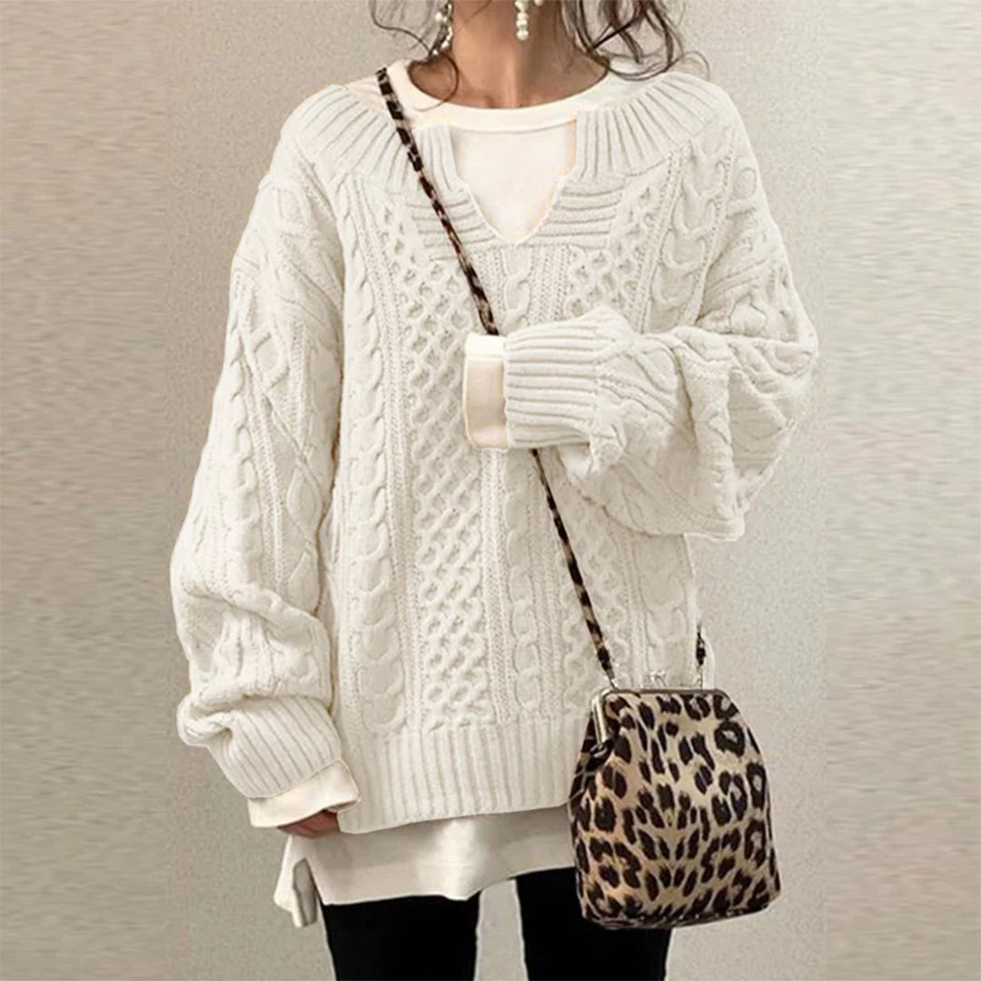 ALANA – Cozy Ribbed Knit Sweater