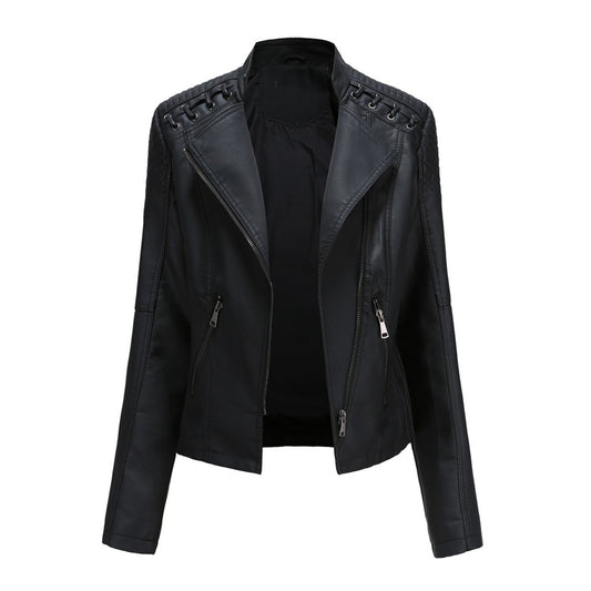 AVALYN – Stylish Leather Jacket for Women