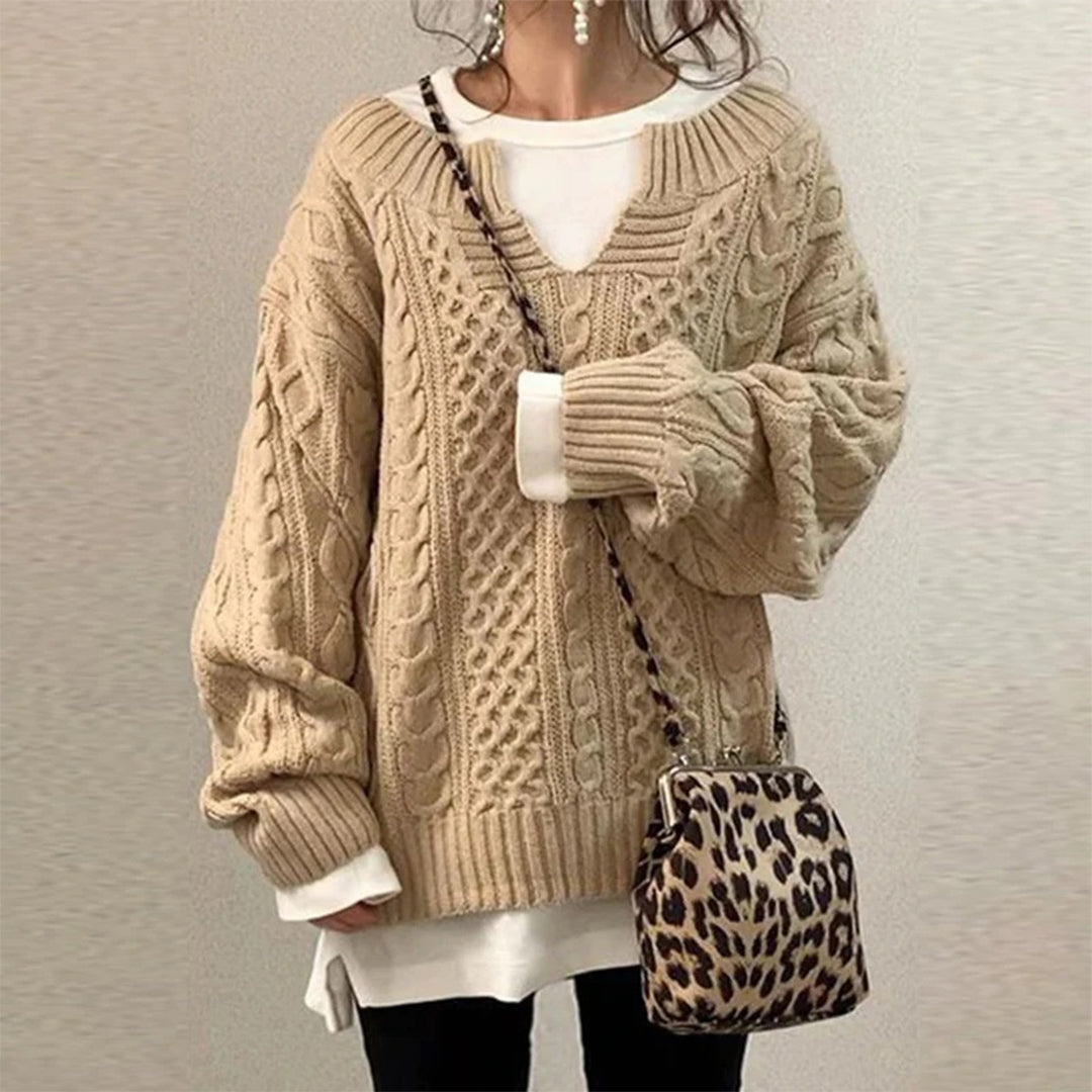 ALANA – Cozy Ribbed Knit Sweater