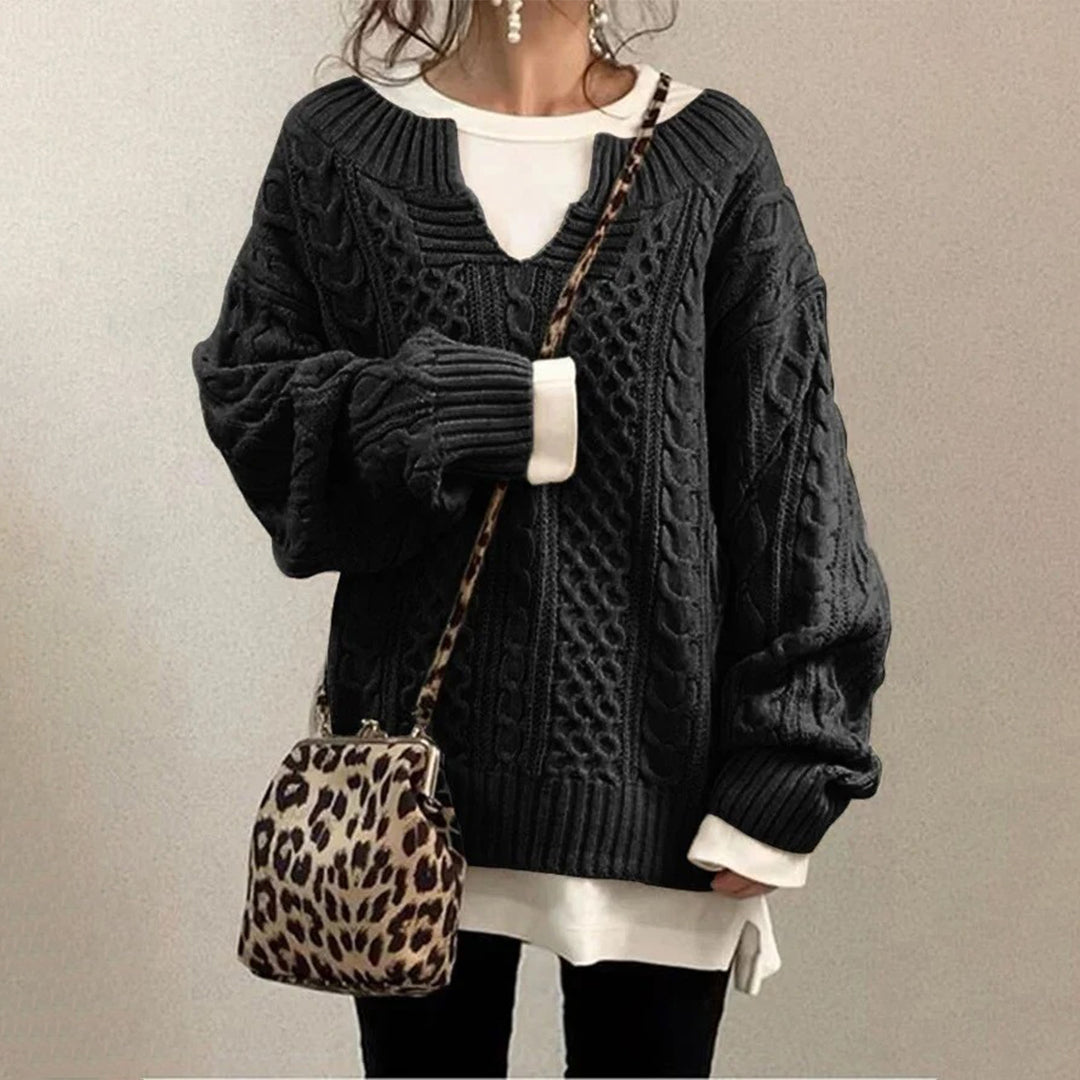 ALANA – Cozy Ribbed Knit Sweater