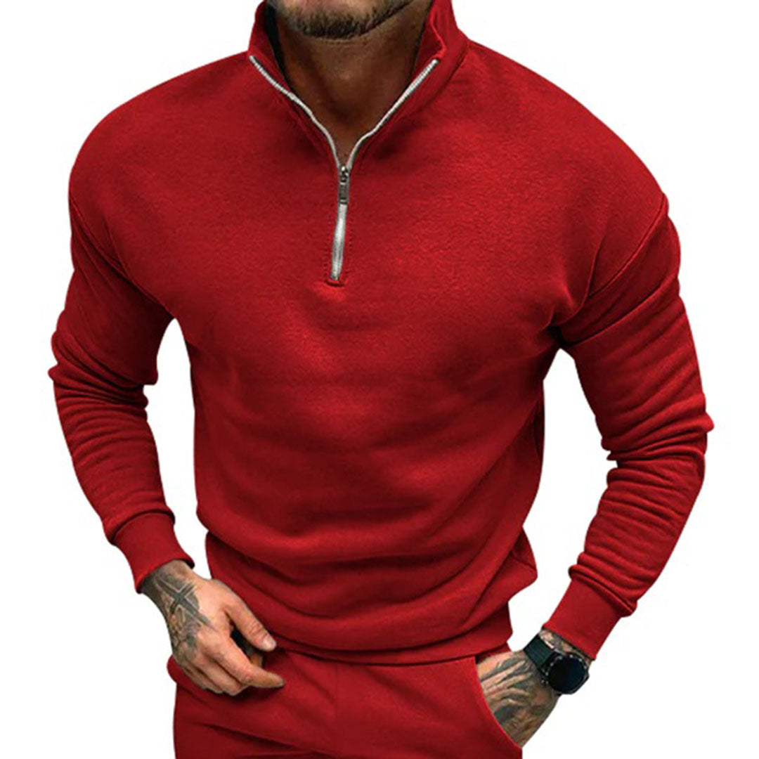 LOGAN – Men's Half Zip Sweater